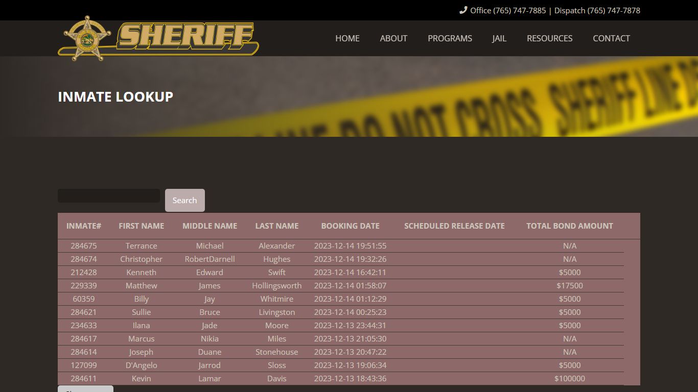 Inmate Lookup - Delaware County Sheriff